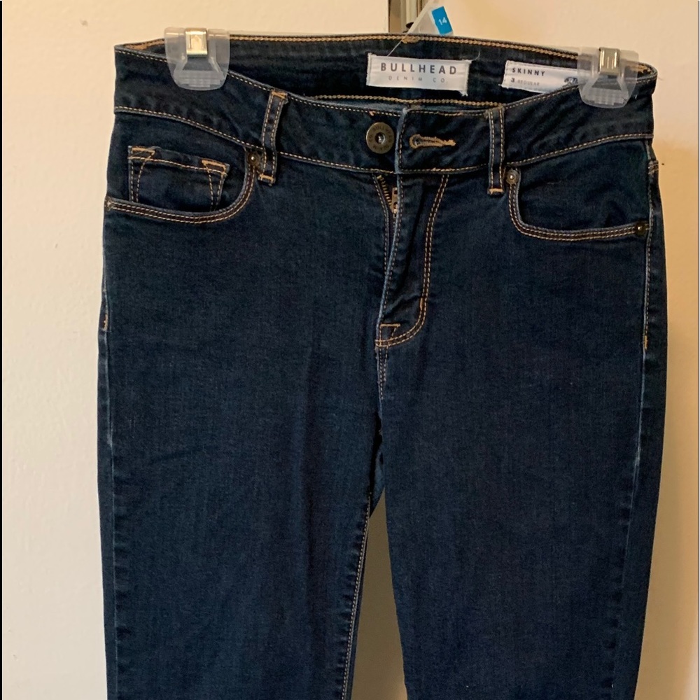 Bullhead Dark Wash Skinny Jeans